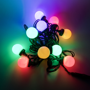 LED Party Lichterkette 10er ''Golf-Ball''